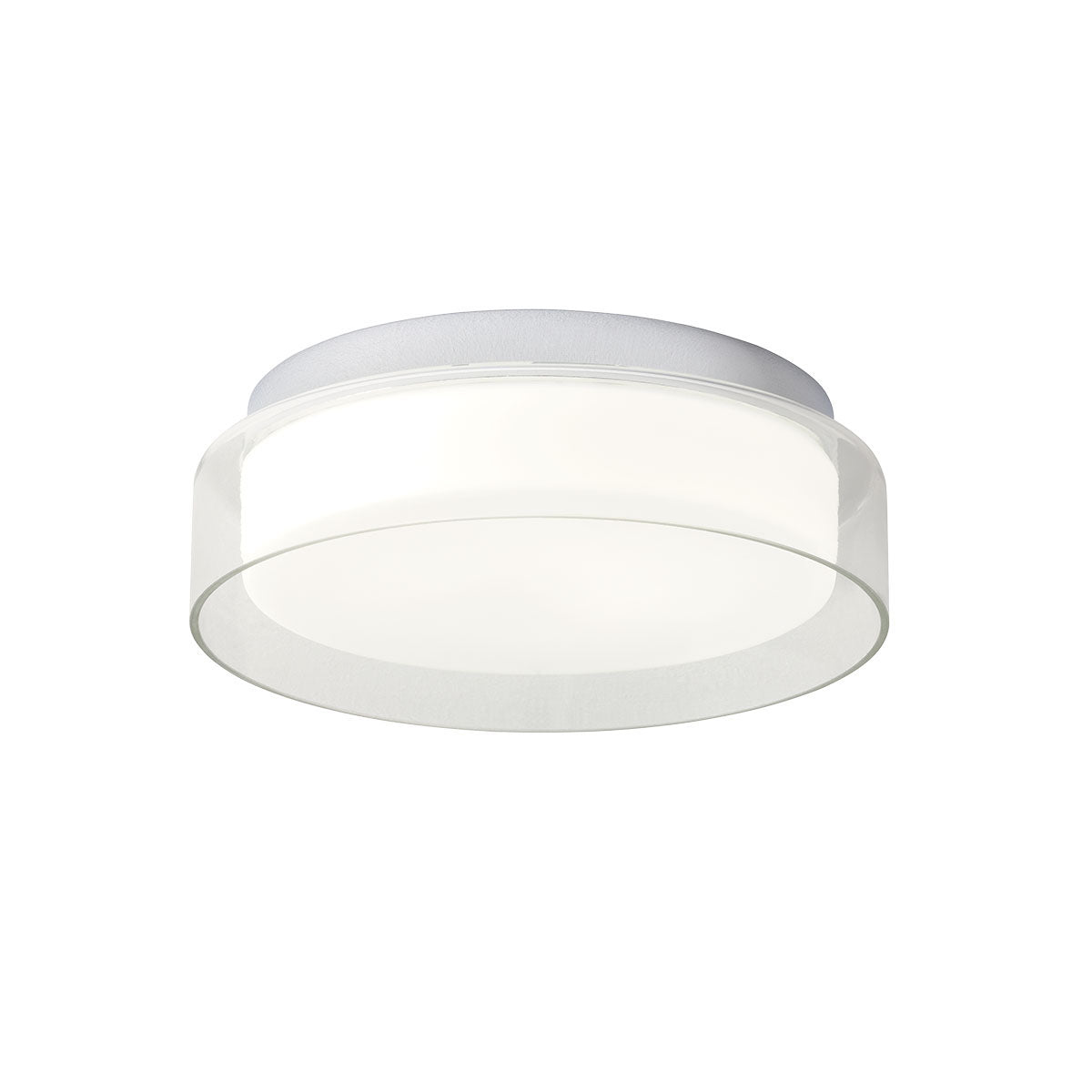 Plafoniera baie LED Naji, crom, 17W, 1900 lm, 3000K, D.35cm, IP44, Redo, 01-1454
