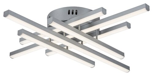 Plafoniera LED Nayara, argintiu, 40W, 2050lm, 4000K, IP20, Rabalux, 3014