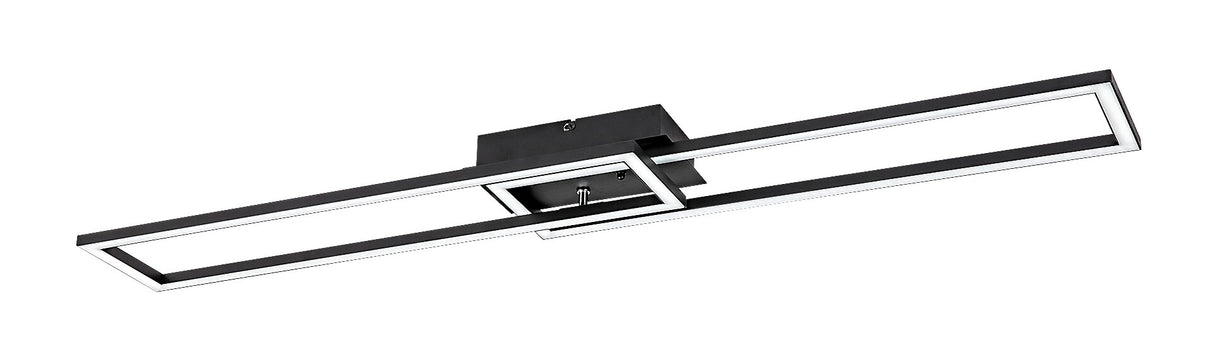 Plafoniera LED Nefertum, negru, 38W, 3150lm, 3000K-6500K, WIFI, IP20, Rabalux, 71004