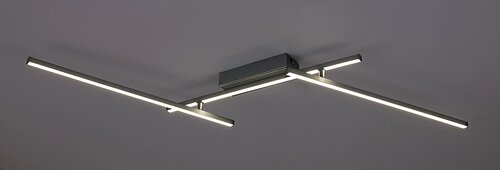 Plafoniera LED Negan, argintiu, 24W, 1550lm, 4000K, IP20, Rabalux, 71019