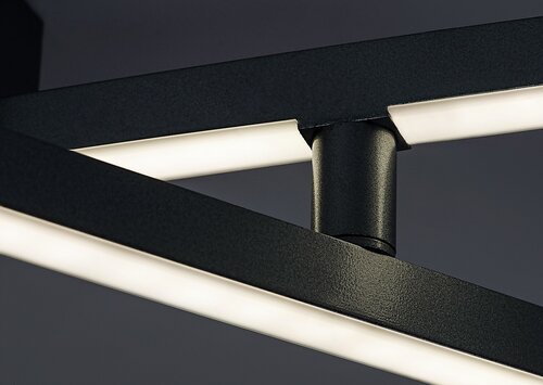 Plafoniera LED Negan, argintiu, 24W, 1550lm, 4000K, IP20, Rabalux, 71019