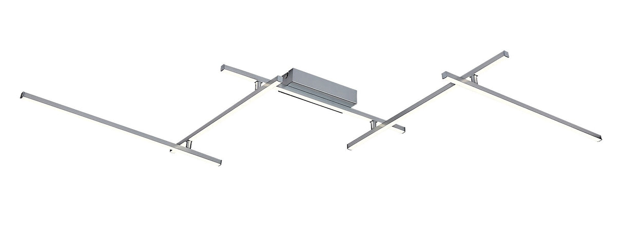 Plafoniera LED Negan, argintiu, 40W, 2460lm, 4000K, IP20, Rabalux, 71020