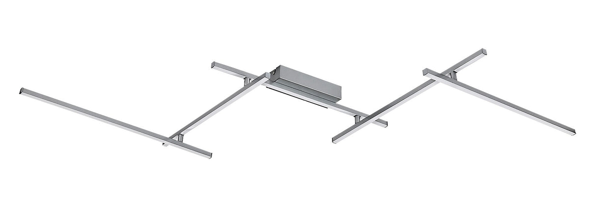 Plafoniera LED Negan, argintiu, 40W, 2460lm, 4000K, IP20, Rabalux, 71020