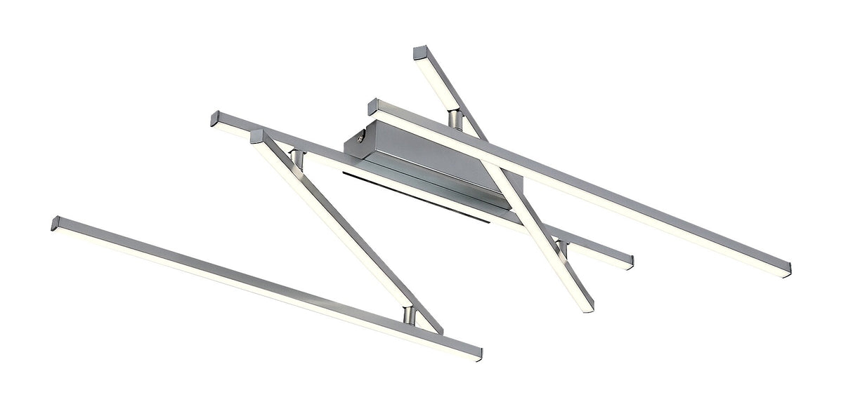 Plafoniera LED Negan, argintiu, 40W, 2460lm, 4000K, IP20, Rabalux, 71020