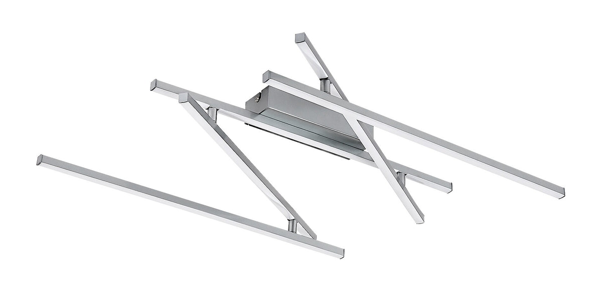 Plafoniera LED Negan, argintiu, 40W, 2460lm, 4000K, IP20, Rabalux, 71020