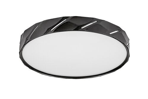 Plafoniera LED Nessira, negru mat, 25W, 1100lm, 4000K, IP20, Rabalux, 71120