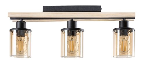 Plafoniera Niylah, negru, 3xE27, IP20, Rabalux, 71083