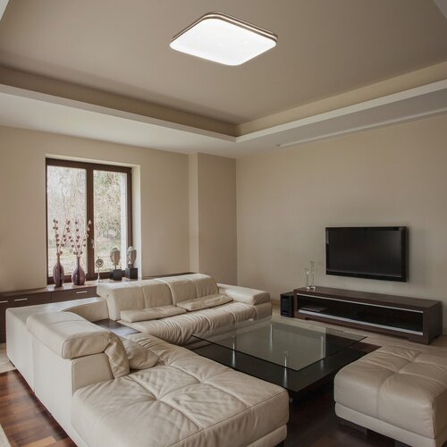 Plafoniera LED Oscar 2, alb, 18W, 1350lm, 3000K, IP20, Rabalux, 71178