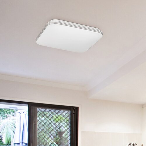 Plafoniera LED Oscar 2, alb, 18W, 1350lm, 4000K, IP20, Rabalux, 71176