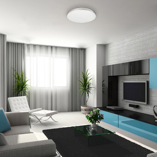 Plafoniera LED Oscar, alb, 36W, 2700lm, 4000K, IP20, Rabalux, 3411