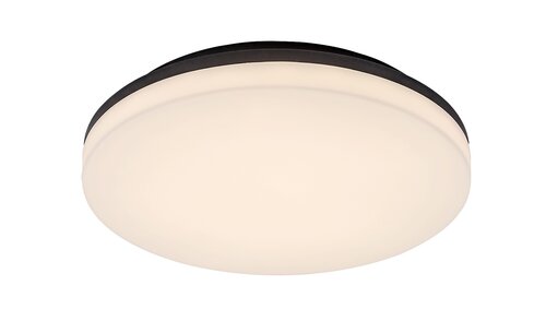 Plafoniera LED exterior Pernik, negru, 24W, 2400lm, 3000K, D.28cm, IP54, Rabalux, 7265