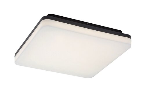 Plafoniera LED exterior Pernik, negru, 24W, 2400lm, 4000K, D.28cm, IP54, Rabalux, 7250
