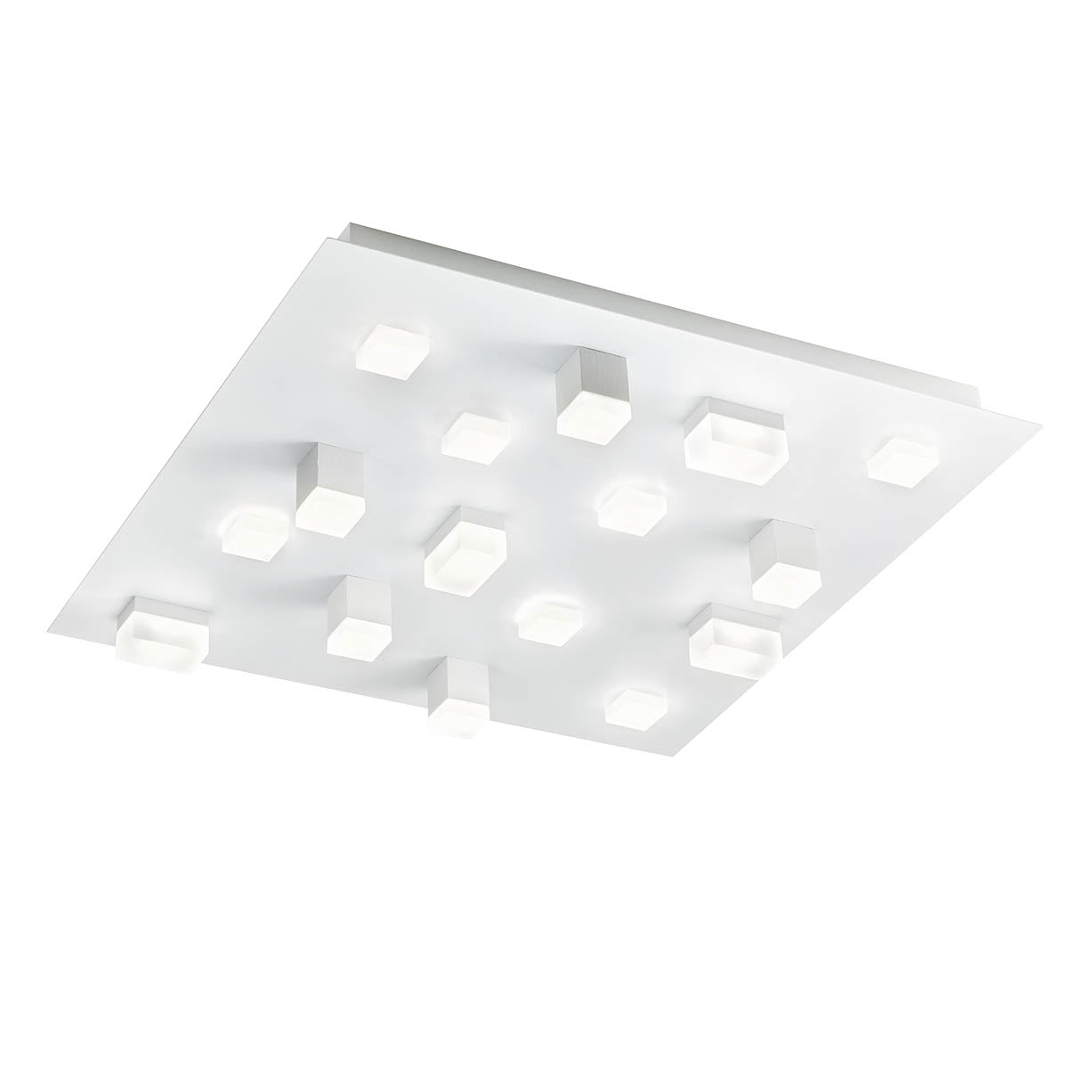 Plafoniera LED Pixel, alb mat, LED 48W, 5305 lm, 3000K, IP20, Redo, 01-2016
