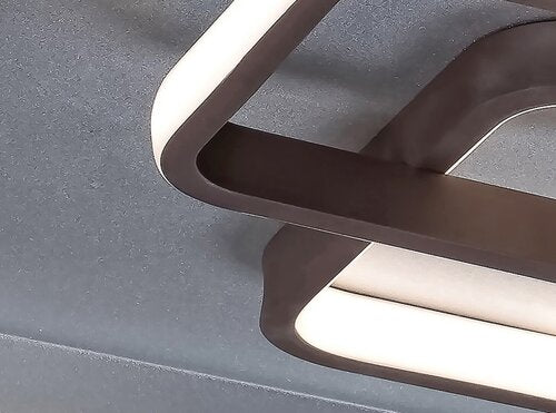 Plafoniera LED Portia, argintiu, 40W, 1780lm, 4000K, IP20, Rabalux, 3319