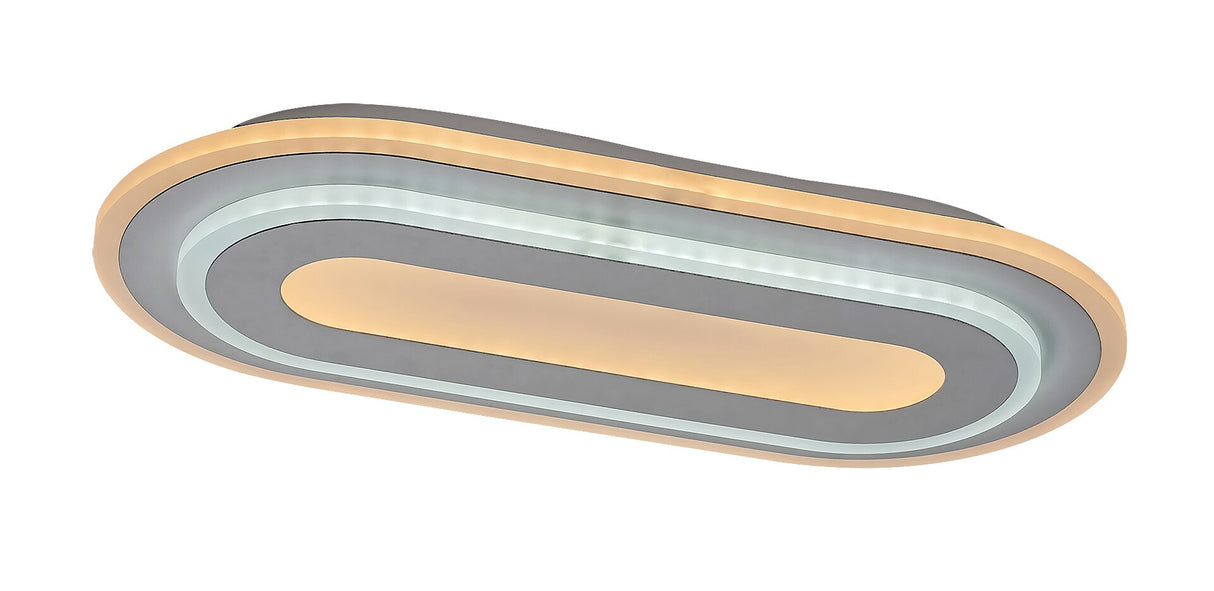 Plafoniera LED Prue, alb, 40W, 2460lm, 3000K+6000K, IP20, Rabalux, 71110