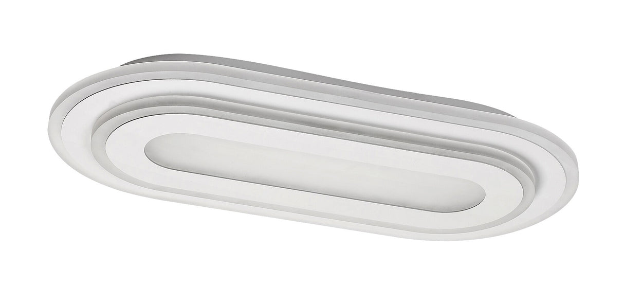 Plafoniera LED Prue, alb, 40W, 2460lm, 3000K+6000K, IP20, Rabalux, 71110