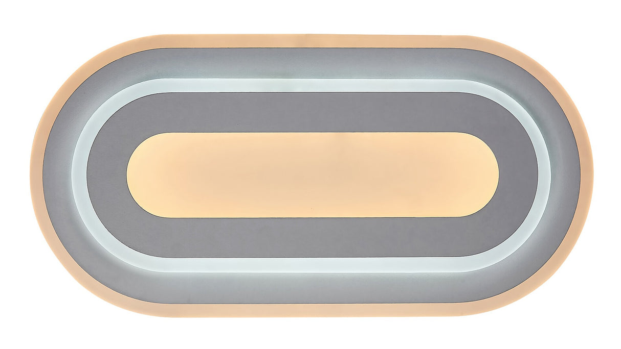 Plafoniera LED Prue, alb, 40W, 2460lm, 3000K+6000K, IP20, Rabalux, 71110