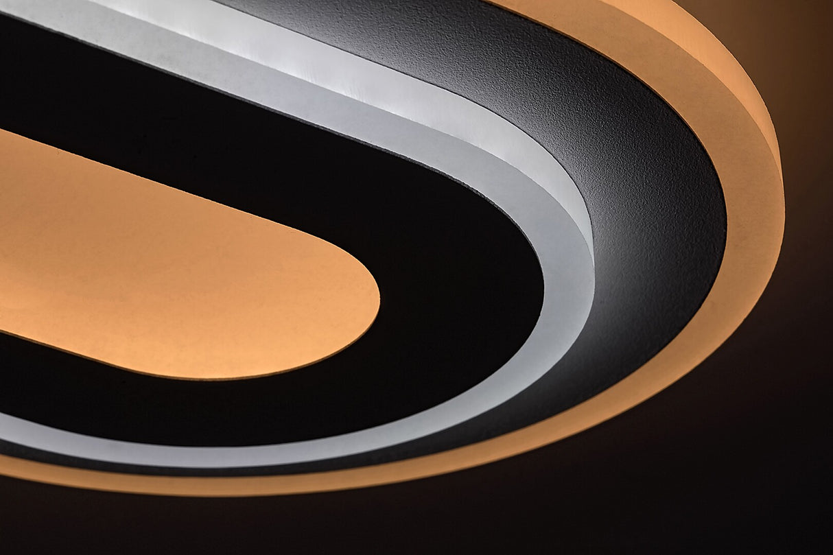 Plafoniera LED Prue, alb, 40W, 2460lm, 3000K+6000K, IP20, Rabalux, 71110