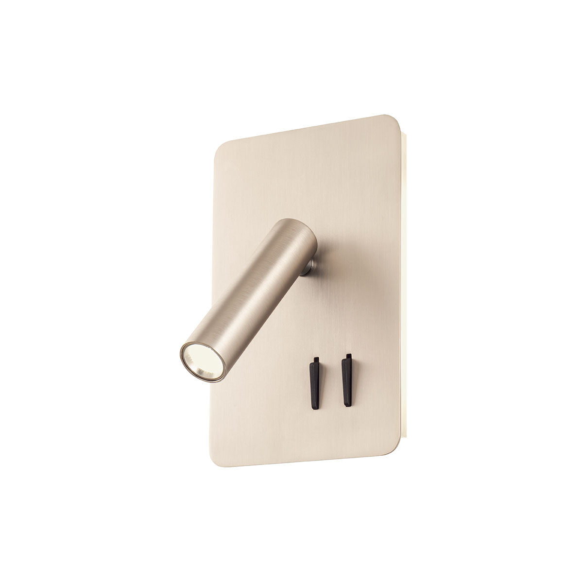 Aplica LED Quda, nichel satinat, 6W + 3W, 720lm + 238lm, 3000K, IP20, Redo, 01-2981