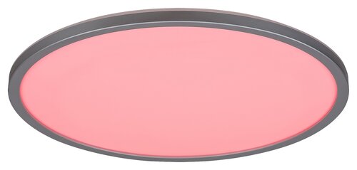 Plafoniera LED Rasmus, argintiu, 22W, 2000lm, 4000K, RGB,WIFI, IP20, Rabalux, 2290