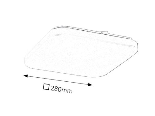 Plafoniera LED Rob, alb, 20W, 1400lm, 4000K, IP20, Rabalux, 2286