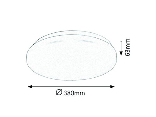 Plafoniera LED Rob, alb, 32W, 2600lm, 3000K, IP20, Rabalux, 3339