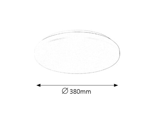 Plafoniera LED Rob, alb, 32W, 2600lm, 4000K, IP20, Rabalux, 2285