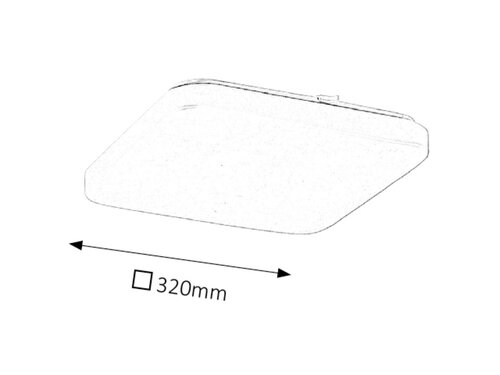 Plafoniera LED Rob, alb, 32W, 2600lm, 4000K, IP20, Rabalux, 2287