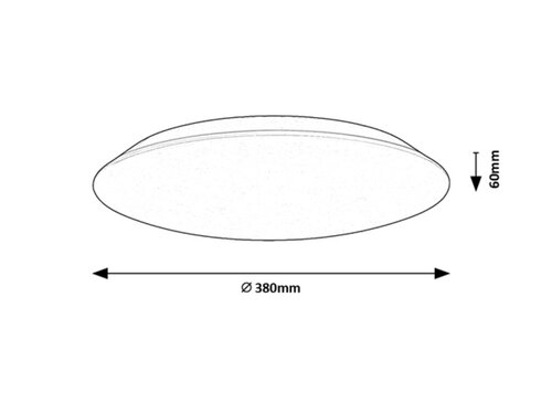 Plafoniera LED Rorik, alb, 24W, 2250lm, 4000K, IP20, Rabalux, 71124