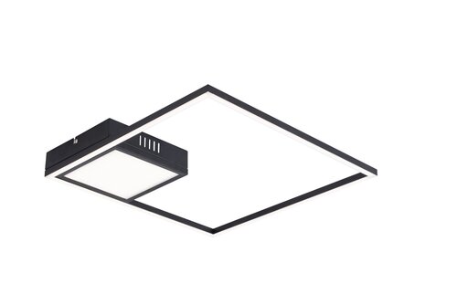 Plafoniera LED Sirius, negru mat, 30W, 1900lm, 4000K, IP20, Rabalux, 5286