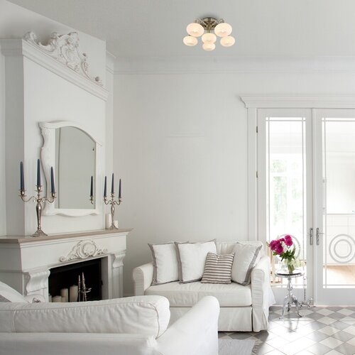 Plafoniera Sorina, alama antica, 6xE14, IP20, Rabalux, 3918