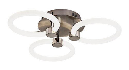 Plafoniera LED Sotiris, crom satin, 21W, 2300lm, 3000K/4000K/6000K, IP20, Rabalux, 71007