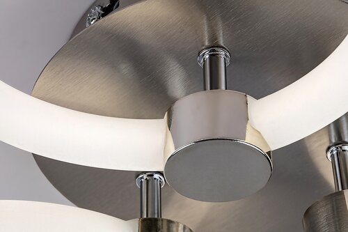 Plafoniera LED Sotiris, crom satin, 21W, 2300lm, 3000K/4000K/6000K, IP20, Rabalux, 71007