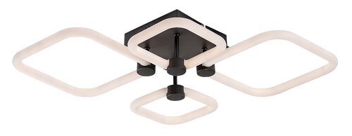 Plafoniera LED Sotiris, negru mat, 47W, 4000lm, 3000K/4000K/6000K, IP20, Rabalux, 71006