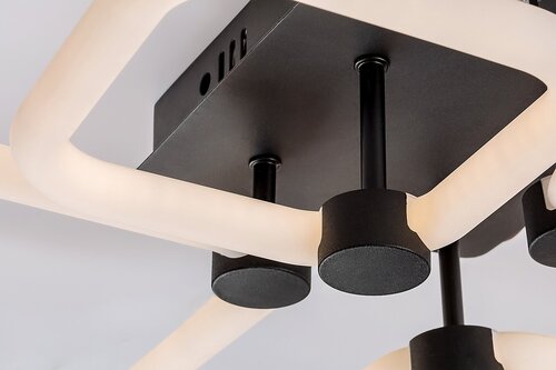 Plafoniera LED Sotiris, negru mat, 47W, 4000lm, 3000K/4000K/6000K, IP20, Rabalux, 71006