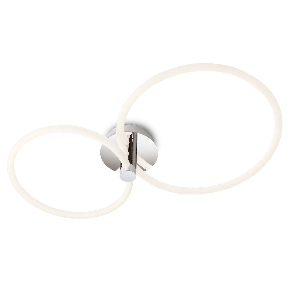 Plafoniera LED Spell, crom, 46W, 5800 lm, 3000K, IP20, Redo, 01-2224