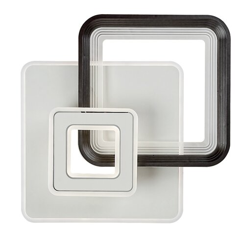 Plafoniera LED Stregobor, gri, 48W, 2950lm, 3000K/4000K/6000K, IP20, Rabalux, 2937