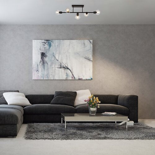 Plafoniera Sullivan, negru, 5xE14, IP20, Rabalux, 3296