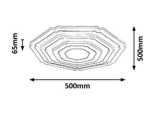 Plafoniera LED Taneli, 41W, 3046lm, 3000-6500K, D.50cm, IP20, Rabalux, 3100