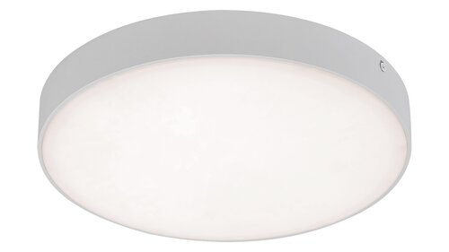 Plafoniera LED exterior Tartu, alb mat, 18W, 1800lm, 2800K-6000K, D.17,5cm, IP44, Rabalux, 7893