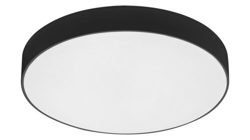 Plafoniera LED exterior Tartu, negru mat, 18W, 1800lm, 2800K-6000K, D.17,5cm, IP44, Rabalux, 7897