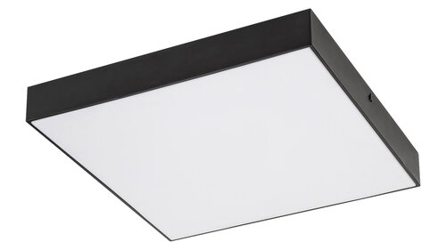 Plafoniera LED exterior Tartu, negru mat, 18W, 1800lm, 2800K-6000K, D.17,5cm, IP44, Rabalux, 7899