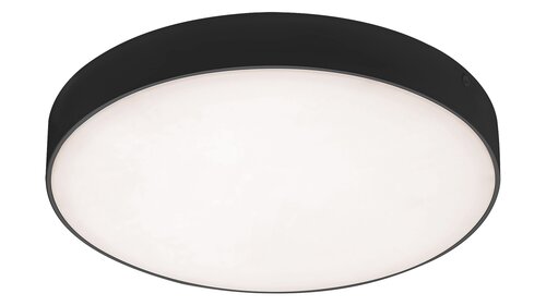 Plafoniera LED exterior Tartu, negru mat, 24W, 2500lm, 2800K-6000K, D.30cm, IP44, Rabalux, 7898