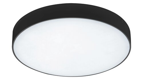 Plafoniera LED exterior Tartu, negru mat, 24W, 2500lm, 2800K-6000K, D.30cm, IP44, Rabalux, 7898