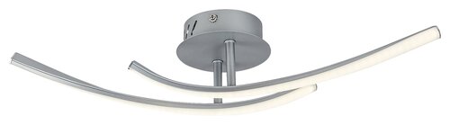 Plafoniera LED Tatjana, argintiu, 15W, 1000lm, 4000K, IP20, Rabalux, 3143