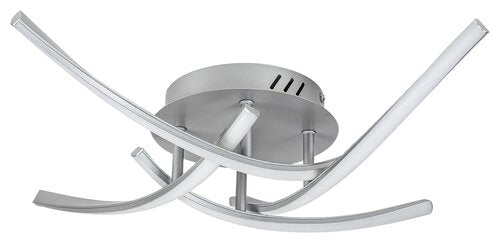 Plafoniera LED Tatjana, argintiu, 30W, 1950lm, 4000K, IP20, Rabalux, 3145