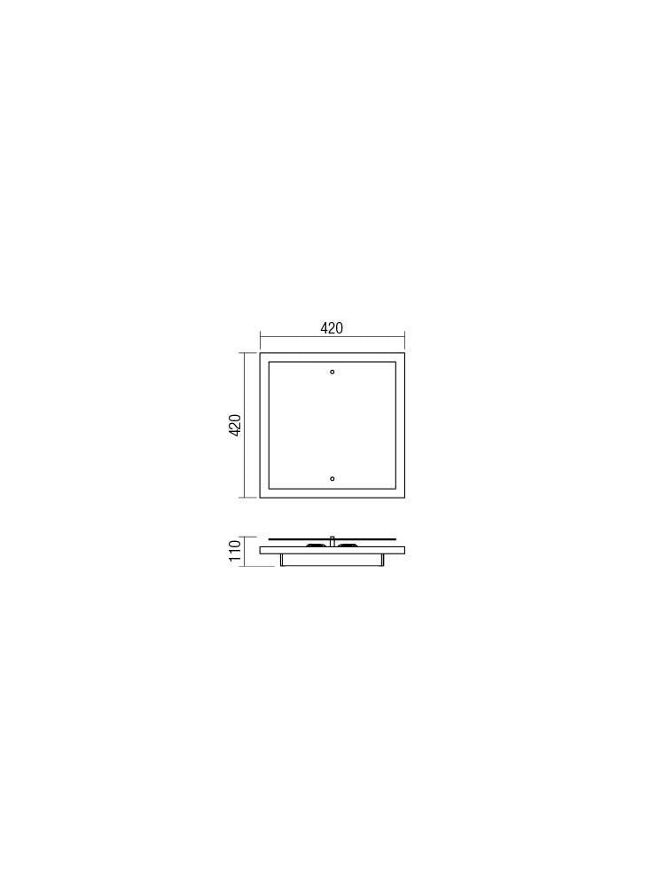 Plafoniera Tavel, alb si lemn de fag finisat grafit, 4XE27, IP20, Smarter, 05-883