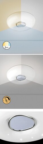 Plafoniera LED Tayla, alb, 60W, 4200lm, 3000-6500K, IP20, Rabalux, 3328