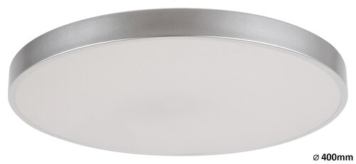 Plafoniera LED Tesia, argintiu, 36W, 2600lm, 4000K, IP20, Rabalux, 3315