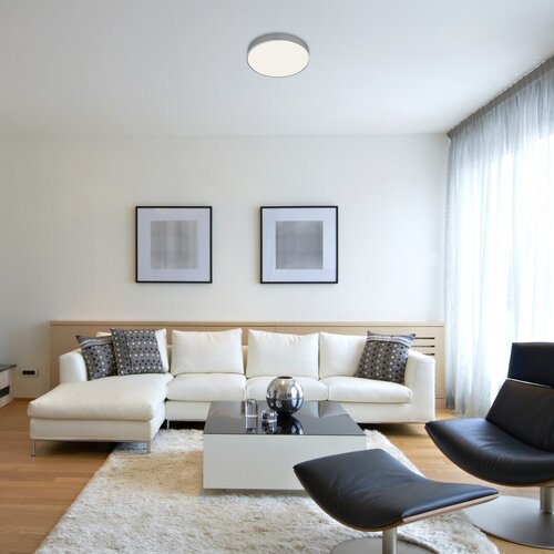 Plafoniera LED Tesia, argintiu, 36W, 2600lm, 4000K, IP20, Rabalux, 3315